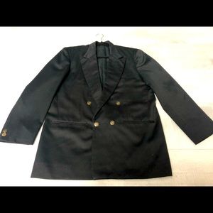Men’s Double Breast Buttons Black Coat🧥